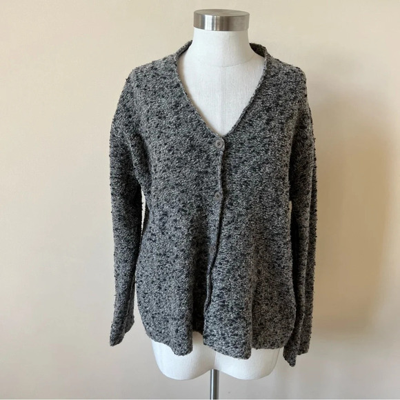 Eileen Fisher merino wool marled sweater 5832 - Picture 1 of 7